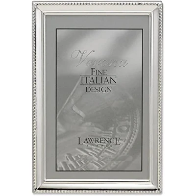 Afbeelding van Lawrence Frames Kraal Border Design, 8x12, Zilver
