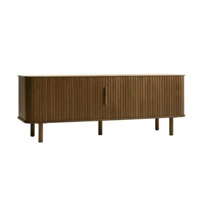 Afbeelding van TV dressoir Randers 160 cm smoked oak met schuifdeuren