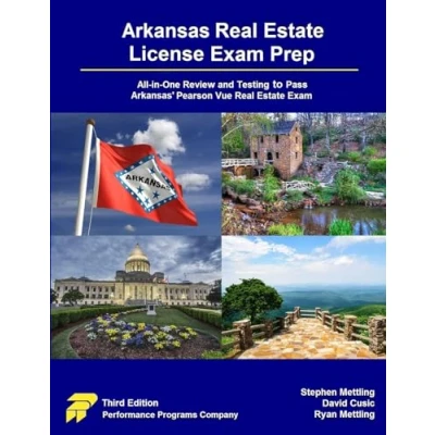 Afbeelding van Arkansas Real Estate License Exam Prep: All in One Review and Testing to Pass Arkansas&#039; Pearson Vue