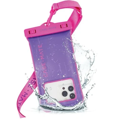 Afbeelding van CASE MATE IP68 waterdicht telefoonhoesje [compatibel met touchscreen] drijvend crossbody sleutelkoord voor iPhone 14 Pro Max/ 13 Max/12 Max/11/S23 Ultra
