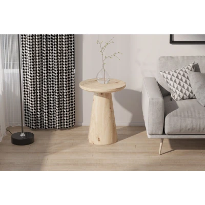 Afbeelding van Bijzettafel Lukas Ø45 x 55 cm Old Oak design