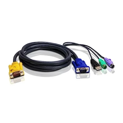 Afbeelding van Aten 3M PS/2 USB KVM Kabel 2L 5303UP