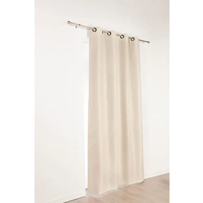 Afbeelding van Calypso Verduisterend Kant En Klaar Gordijn Beige 140 X 240 Cm