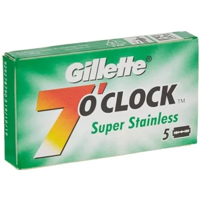 Afbeelding van Gillette 7 O&#039;clock Double Edge Blades Scheermesjes 5 Stuks