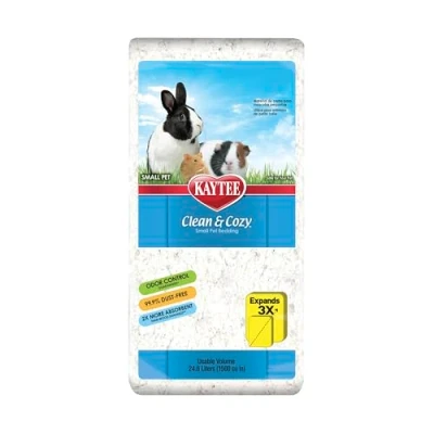 Afbeelding van 3x24,6l (3,45kg) Kaytee Clean &amp; Cozy Bedding Bodembedekking voor Knaagdieren