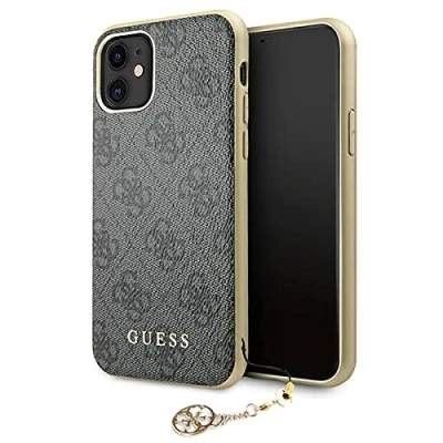 Afbeelding van Guess 4G Charms Back Case Geschikt voor Apple iPhone 11/XR (6.1&quot;) Grijs