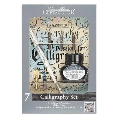 Afbeelding van CRETACOLOR 431 20 kalligrafieset, 7 delig