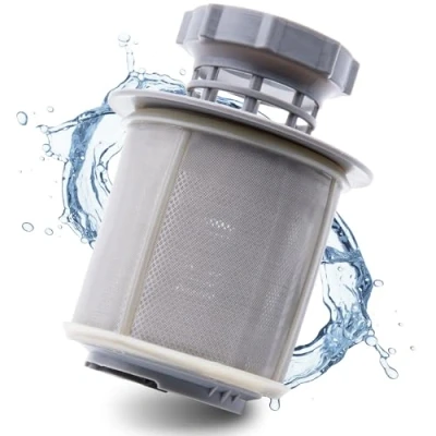 Afbeelding van Microzeefset, fijne zeefset, vervanging voor 427903/00427903 microfilter, 3 delig filter Bosch vaatwasser, Siemens compatibel met Neff, Whirlpool, Philips