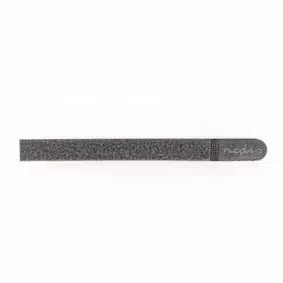 Afbeelding van Kabelbinders met Klittenband 0,25 m 10 stuks Grijs Nedis