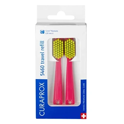 Afbeelding van Curaprox CS 5460 Refill FOR Travel SET Tandverzorging, Maat: One Size, Red