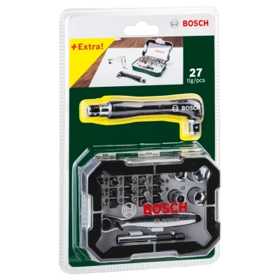 Afbeelding van Bosch Accessoires 26 Delige Bit En Ratelset Met Gratis Rateldraaier 2607017393