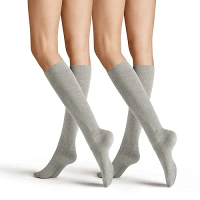 Afbeelding van Hudson Dames kniekousen Only 2 pack verwarmend, Zilver 0502, 39 42 EU