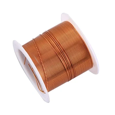 Afbeelding van 0.5mmx10m Coil Magneet Draad Geëmailleerd Koperdraad Geëmailleerde Windende 1 Spoel Natuurlijke Temperatuur Rating Op grote schaal gebruikt voor Transformatoren Inductoren