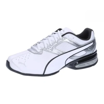 Afbeelding van Puma Heren Tazon 6 Fm loopschoenen, wit Silver Black, 43 EU