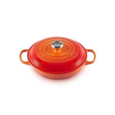 Afbeelding van Braadpan Le Creuset Multi Functie Laag Oranjerood 26 cm