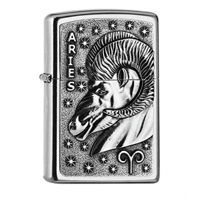Afbeelding van Zippo, 2006507, PL AA8207 AriesTierkr. V19 aansteker, messing, design, 5,83,81,2