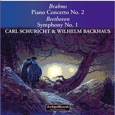 Afbeelding van Brahms: Piano Cto No 2, Beethoven: Symphony 1