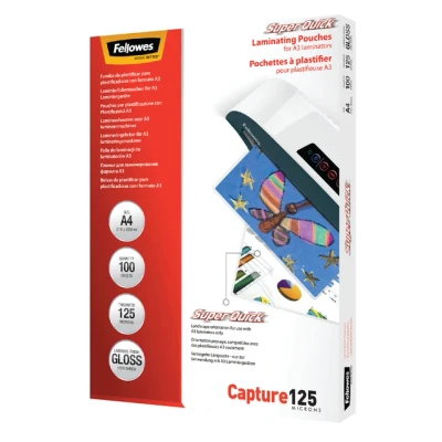 Afbeelding van Lamineerhoes Fellowes A4 Superquick 2x125micron 100stuks