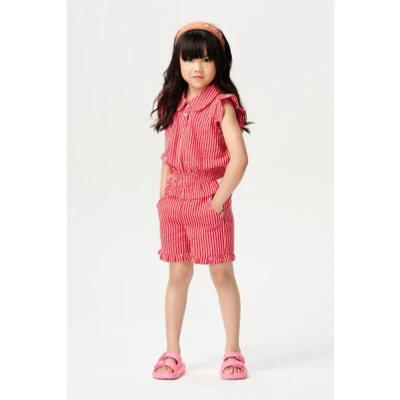 Afbeelding van Noppies Broek Nazret Stripe pattern Pink Maat 92