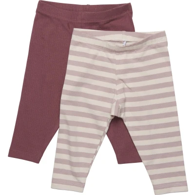 Afbeelding van Minymo Kinder Leggings (2er Pack) Violet Ice 50