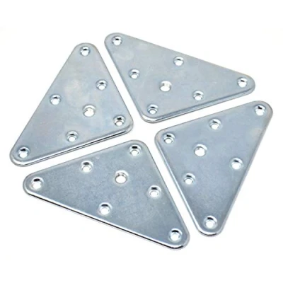 Afbeelding van Design61 Set van 4 montageplaten voor meubelpoten met M8 schroefdraad