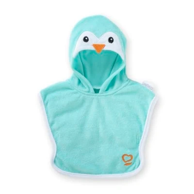 Afbeelding van Corolle Badcape, pinguïn, kleding, voor poppen 36 cm, vanaf 2 jaar, 9000141670