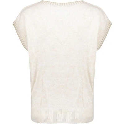Afbeelding van Geisha Trui Lurex Stitch Gebroken wit XL