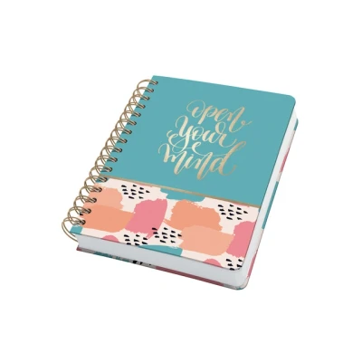 Afbeelding van Sigel spiraal notitieboek A5 Jolie hardcover 240 pagina&#039;s dots 120 grams papier Brush Marks SI JN611