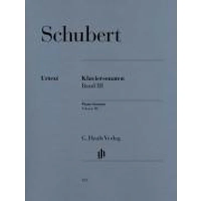 Afbeelding van Franz schubert : sonates pour piano, volume 3 (sonates de jeunesse et inachevees): Besetzung: Klavier zu zwei Händen