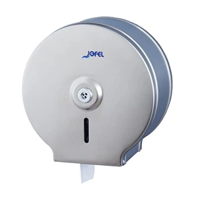 Afbeelding van Jofel AE21300 Klassieke toiletpapierhouder van gesatineerd roestvrij staal.