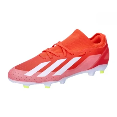 Afbeelding van adidas Performance X Crazyfast League FG Unisex Voetbalschoenen met kunststof noppen solar red cloud white team yellow, Heren, Maat: 43 1/3