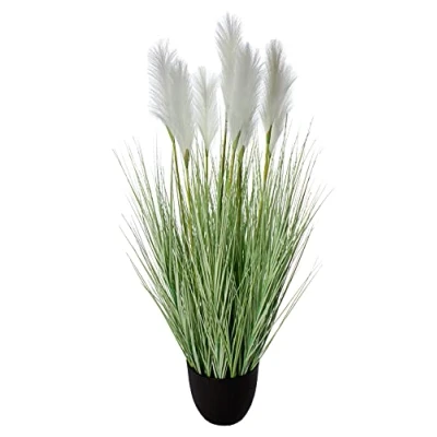 Afbeelding van Arnusa Groot kunstgras 120 cm decoratief gras KP118 kunstplant riet
