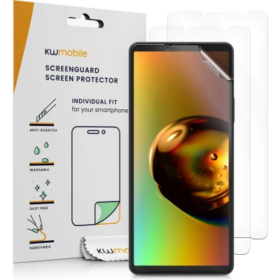 Afbeelding van kwmobile 3x screenprotectors geschikt voor Sony Xperia 10 V beschermende folie smartphone