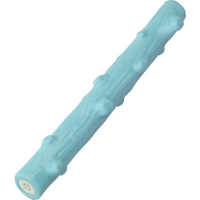 Afbeelding van Ebi Speelgoed Voor Dieren Hond Rubber Stok Met Munt Smaak 30,50cm Blauw 1st