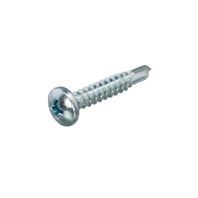 Afbeelding van plaatschroef 4,2x38mm cilinderkop zelfborend verzinkt PH2 (Per 200 stuks)