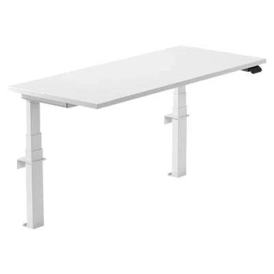Afbeelding van Worktrainer Linak Wall Elektrische Zit Sta Muurtafel Standaard snelheid Wit Frame/Zonder Blad
