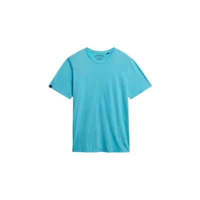 Afbeelding van Superdry Essential Tshirt basic, Heren, Maat: Large, Washed neon sky blue