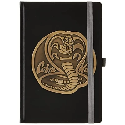 Afbeelding van Pyramid International Cobra Kai A5 notitieboek van kunstleer met metalen badge ontwerp Officiële Merchandise