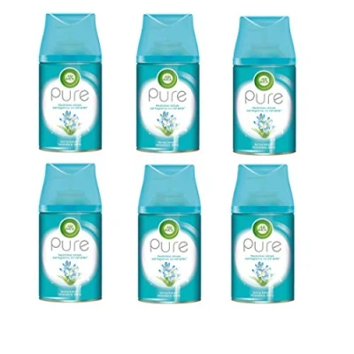 Afbeelding van Air Wick Freshmatic Max Pure, navulling voor automatische geurspray, verfrissende lente, 3 x 2 stuks (6 250 ml)