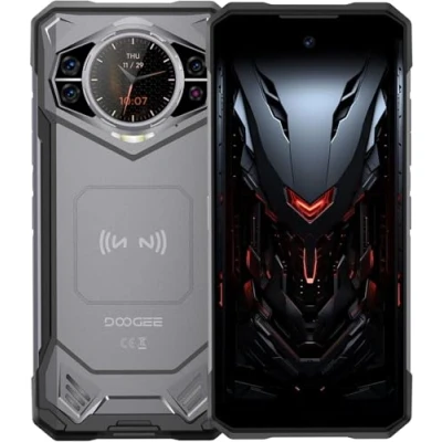 Afbeelding van DOOGEE S200 5G Rugged Smartphone 2024, Android 14, 6,72 inch FHD+ 120 Hz display, 32 GB RAM + 256 ROM, 10100 mAh, 100 MP camera&#039;s, Octa Core, onverwoestbare telefoon Unlock, GPS, NFC, grijs