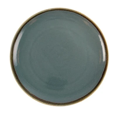 Afbeelding van Olympia Kiln ronde borden 28cm oceaanblauw (4 stuks)