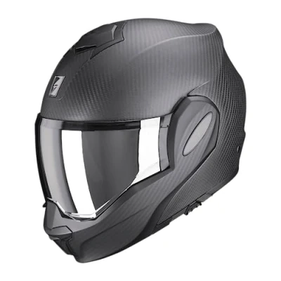 Afbeelding van Scorpion helm EXO Tech Evo Carbon Solid mat zwart maat L