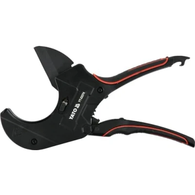 Afbeelding van Professionele buissnijder, buisschaar, kunststof slang snijtang van PVC/PE/PU/PP/PEX/PPR/PPE (75 mm)