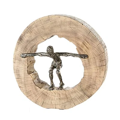 Afbeelding van Gilde Sculptuur in hout &#039;Jumping&#039;