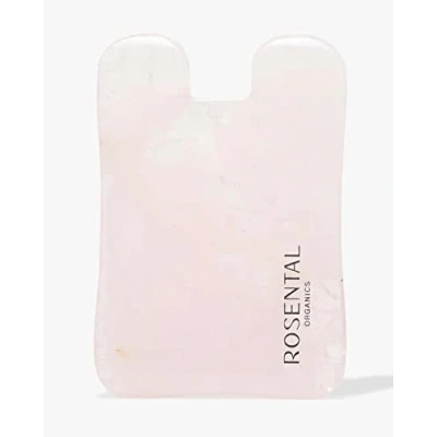 Afbeelding van ROSENTAL Organics® Gua Sha van 100% rozenkwarts; natuurlijk lifting tool en intensieve lymfedrainage (Face Yoga Tool)