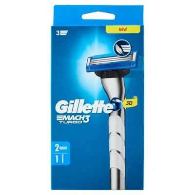 Afbeelding van 8x Gillette Scheermes Mach3 Turbo 1 set
