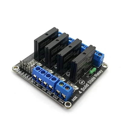 Afbeelding van Fasizi laag niveau trigger 4 kanaals 5v Solid State Relay Module Board SSR