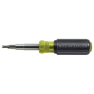 Afbeelding van Schroevendraaier en Moer Driver 11 in 1 Multi Tool met Bit voor Schrader Valve Cores Klein Gereedschap 32527, 1/4&quot;, 5/16&quot;, 3/8&quot;