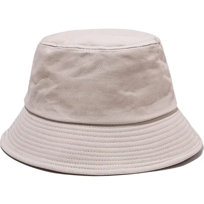 Afbeelding van Scoby Vissershoedje Hoed Bucket Hat Zonbescherming Festivalhoedje Reversible One size Beige / Gebroken Wit