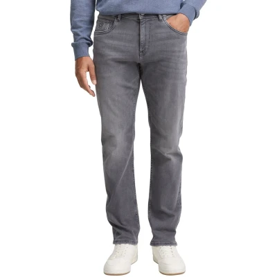 Afbeelding van Tom Tailor Heren Jeans Broeken TTJOSH REGULAR regular/straight Fit Grijs 28W / 32L Volwassenen